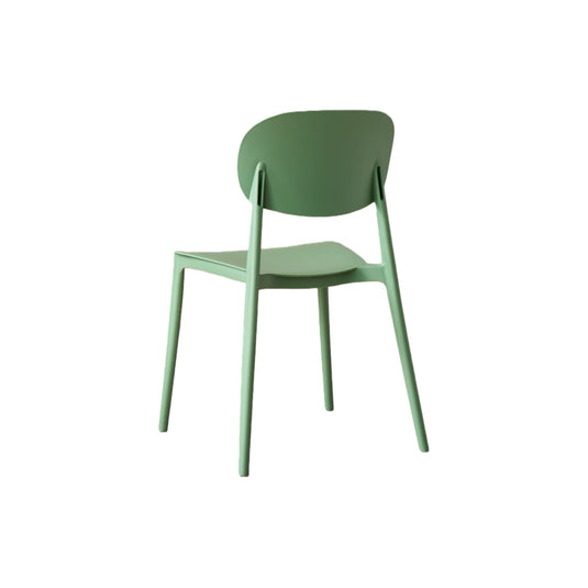 Silla Milan, Color Verde, Con espaldar y diseño Moderno X4