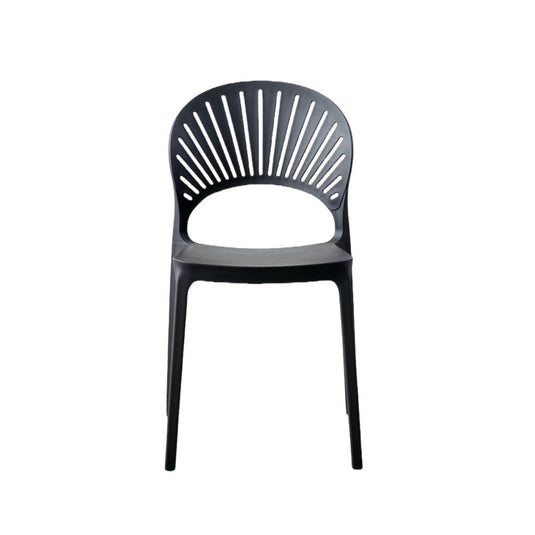 Set de 2 Sillas Paraíso, Color Negro, con Espaldar y Diseño Moderno