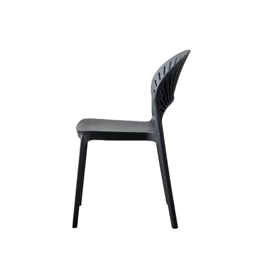 Silla Paraiso, Color Negro, Con espaldar y diseño Moderno