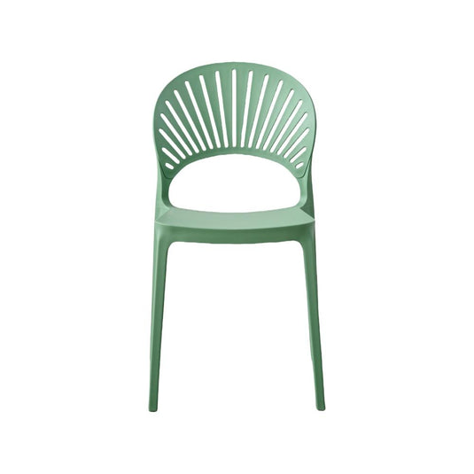 Set de 4 Sillas Paraíso, Color Verde Oliva, con Espaldar y Diseño Moderno