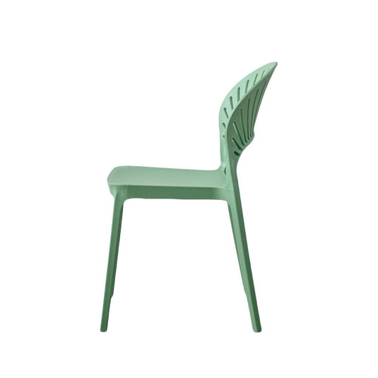 Set de 2 Sillas Paraíso, Color Verde Oliva, con Espaldar y Diseño Moderno