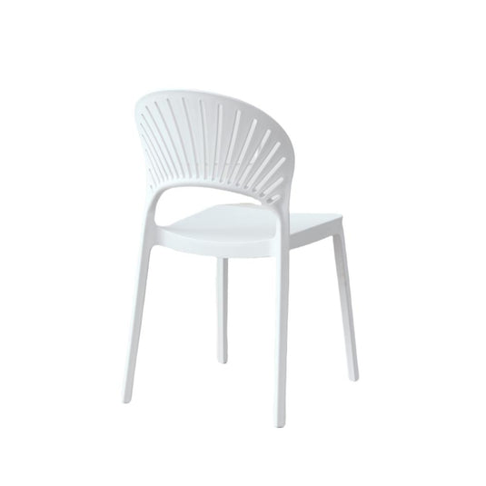 Silla Paraiso, Color Blanco, Con espaldar y diseño Moderno