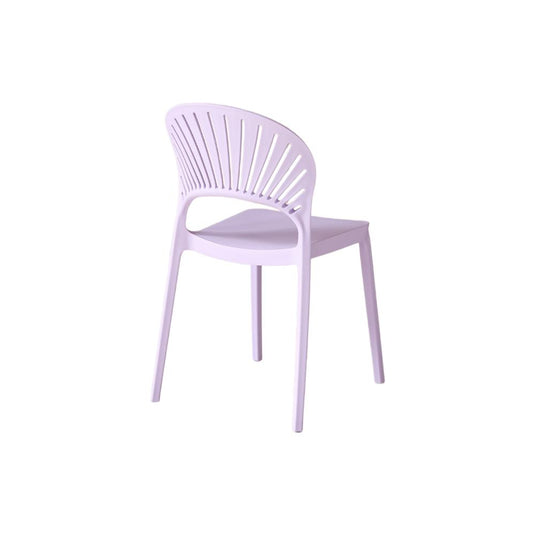 Silla Paraíso, Color Lila, con Espaldar y Diseño Moderno