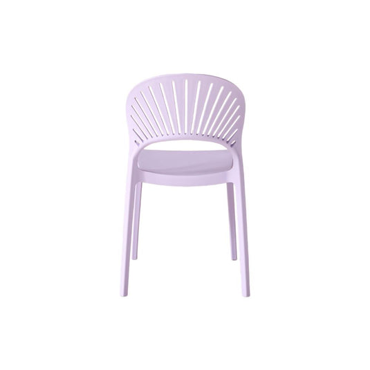 Silla Paraíso, Color Lila, con Espaldar y Diseño Moderno