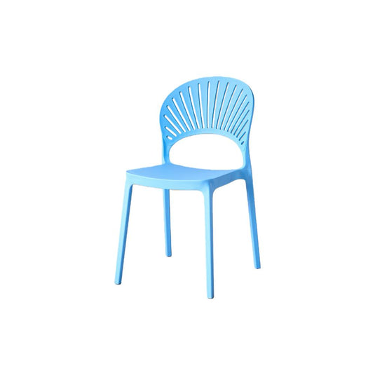 Set de 2 Sillas Paraíso, Color Azul, con Espaldar y Diseño Moderno