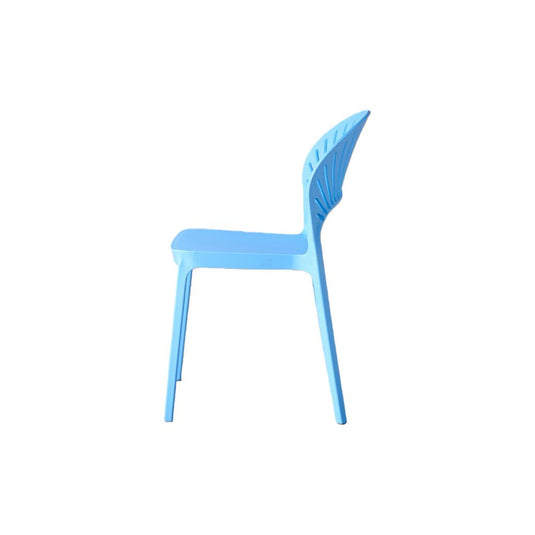 Set de 2 Sillas Paraíso, Color Azul, con Espaldar y Diseño Moderno