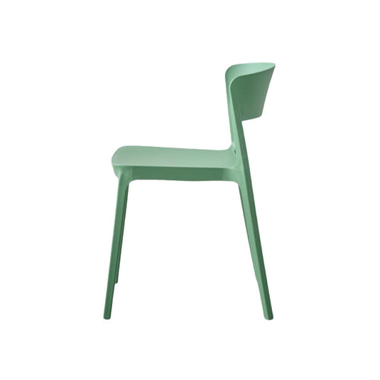 Set de 4 Sillas Mónaco, Color Verde Oliva, con Espaldar y Diseño Moderno