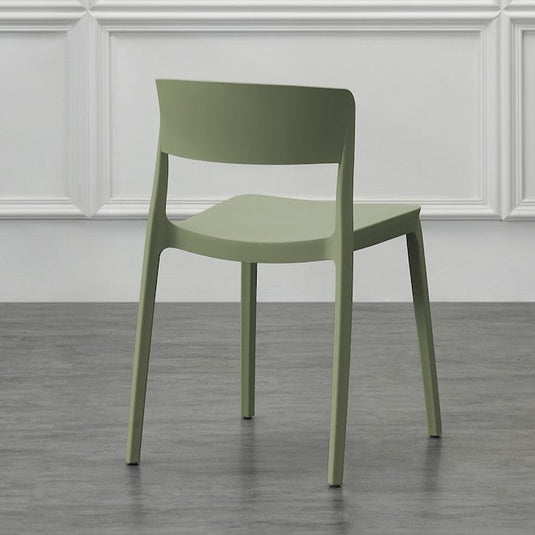 Set de 2 Sillas Mónaco, Color Verde, con Espaldar y Diseño Moderno