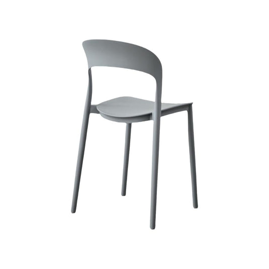 Silla Patrick, Color Gris Oscuro, Con espaldar y diseño Moderno X2