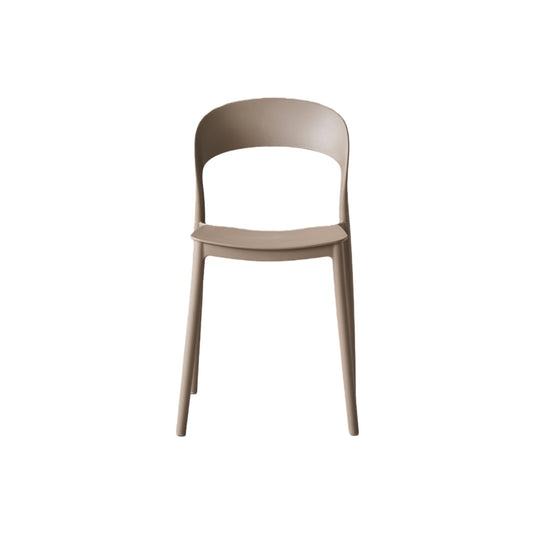 Silla Patrick, Color Taupe, con Espaldar y Diseño Moderno