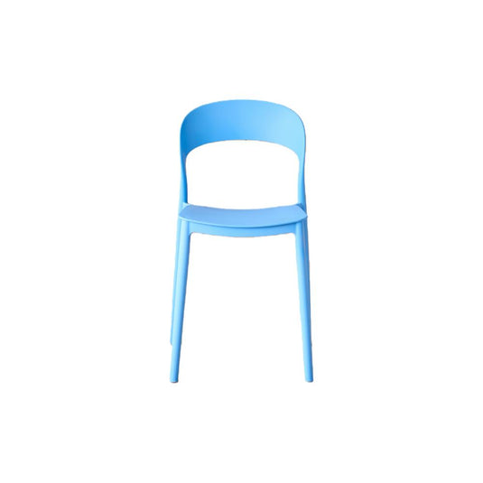 Set de 2 Sillas Patrick, Color Azul, con Espaldar y Diseño Moderno