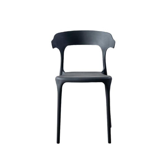 Silla Elena, Color Negro, Con espaldar y diseño Moderno