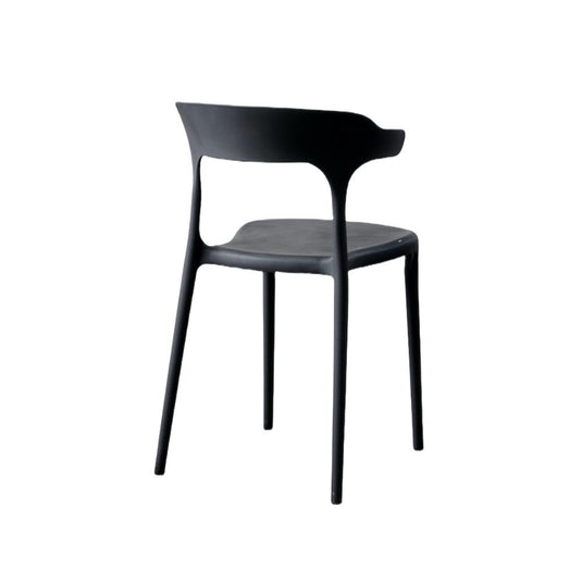 Silla Elena, Color Negro, Con espaldar y diseño Moderno