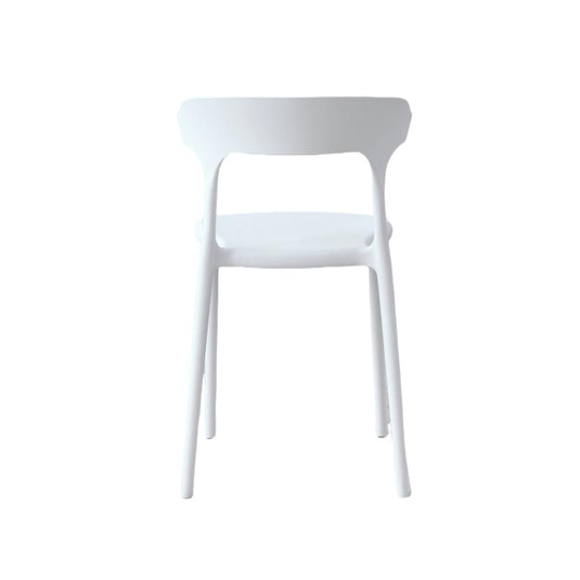 Silla Elena, Color Blanco, Con espaldar y diseño Moderno X2