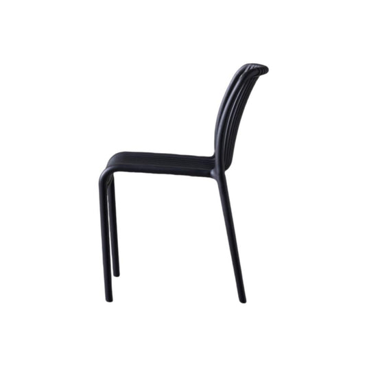 Silla Terra, Color Negro, Con espaldar