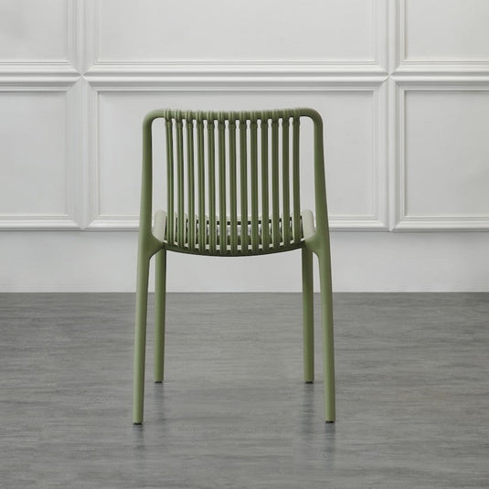 Set de 2 Sillas Terra, Color Verde, con Espaldar