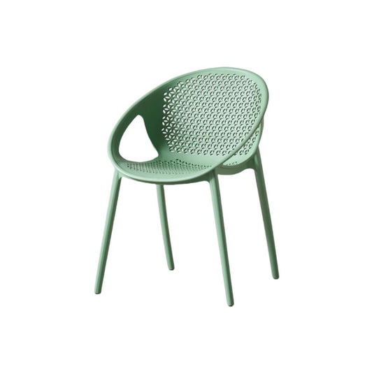 Silla Selva Con Brazos, Color Verde Olivo, Con espaldar