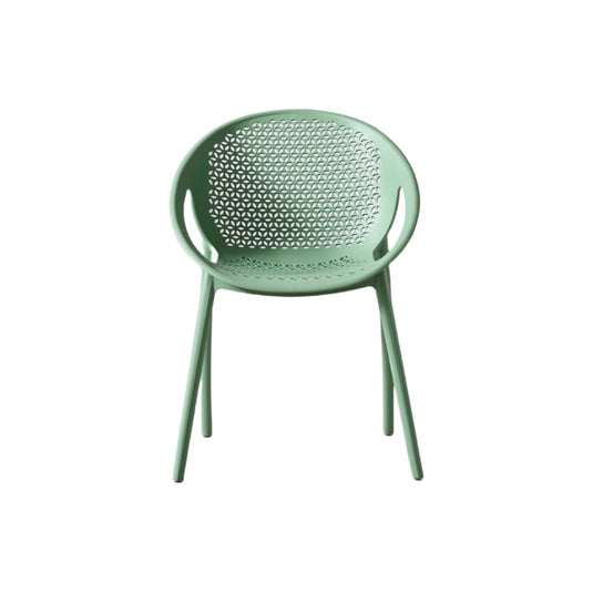 Silla Selva Con Brazos, Color Verde Olivo, Con espaldar