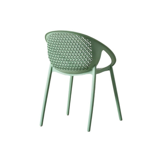 Silla Selva Con Brazos, Color Verde Olivo, Con espaldar