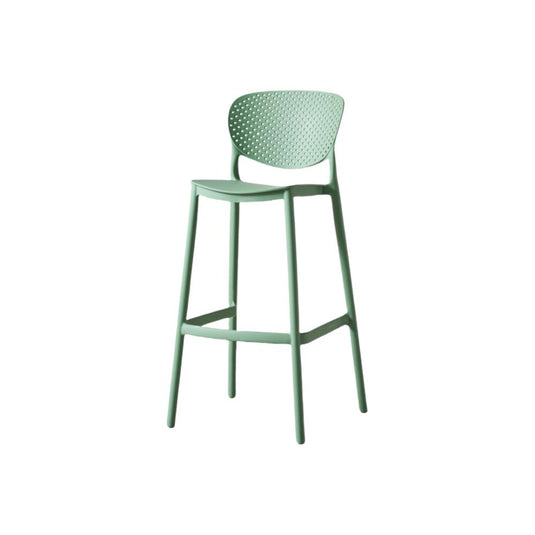 Set de 2 Sillas para Bar Río, Color Verde Olivo, Diseño Moderno