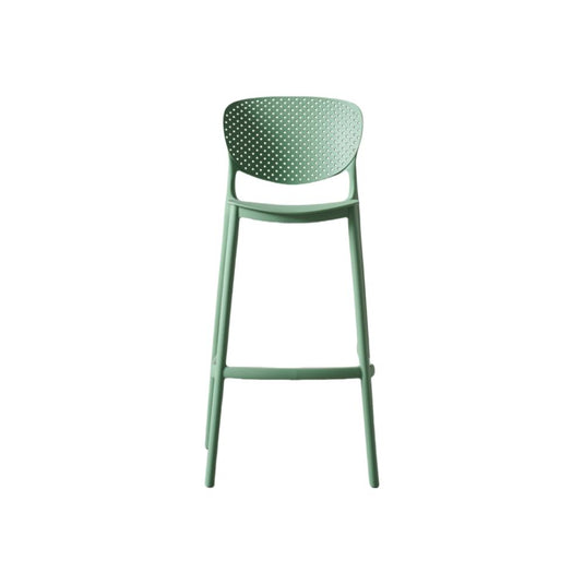 Set de 2 Sillas para Bar Río, Color Verde Olivo, Diseño Moderno