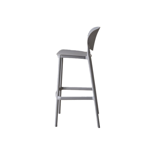 Silla para Bar Río, Color Gris Oscuro, Diseño Moderno