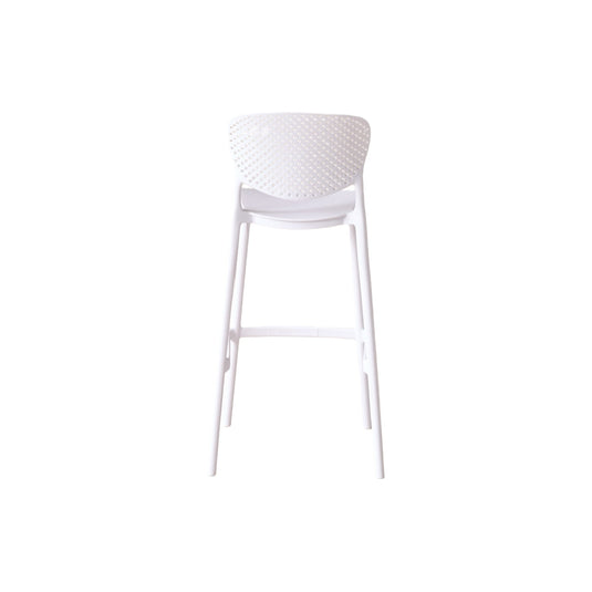 Set de 2 Sillas para Bar Río, Color Blanco, Diseño Moderno