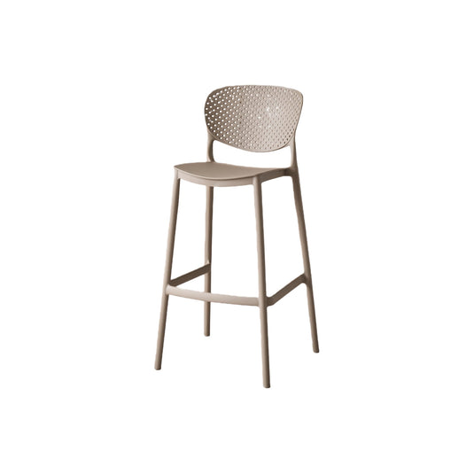 Silla para Bar Río, Color Taupe, Diseño Moderno