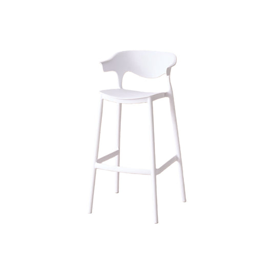 Set de 2 Sillas para Bar Elena, Color Blanco, Diseño Moderno