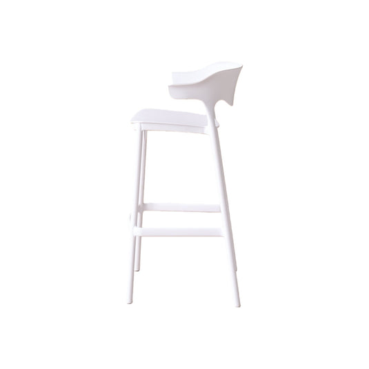 Set de 2 Sillas para Bar Elena, Color Blanco, Diseño Moderno
