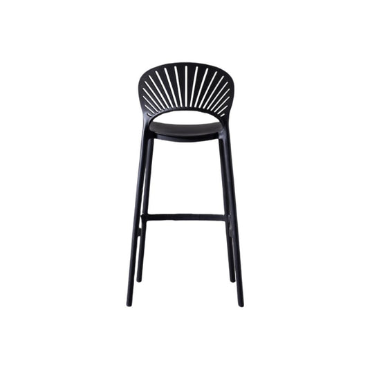 Set de 4 Sillas para Bar Paraíso, Color Negro, Diseño moderno