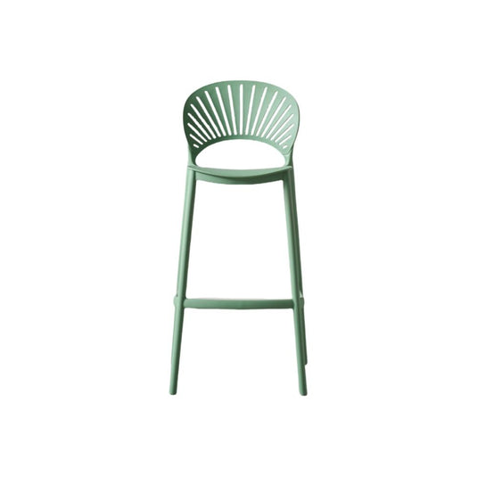 Set de 4 Sillas para Bar Paraíso, Color Verde Olivo, Diseño Moderno