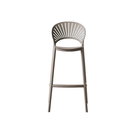 Silla para Bar Paraiso, Color Taupe, Diseño moderno X2