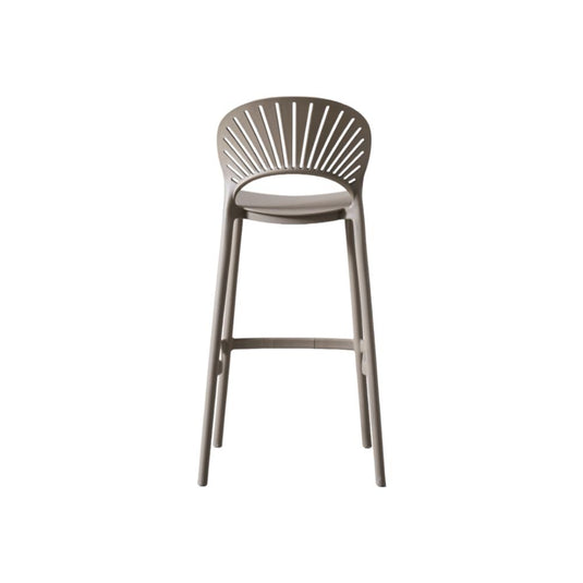 Silla para Bar Paraiso, Color Taupe, Diseño moderno X2