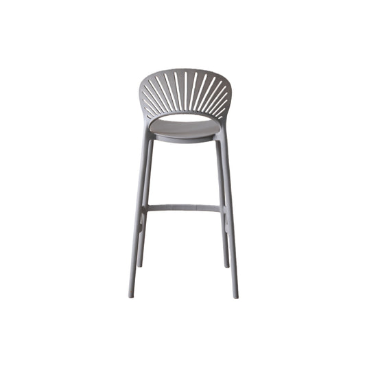 Set de 2 Sillas para Bar Paraíso, Color Gris Oscuro, Diseño Moderno