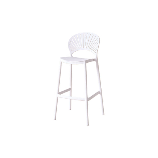 Set de 2 Sillas para Bar Paraíso, Color Blanco, Diseño Moderno