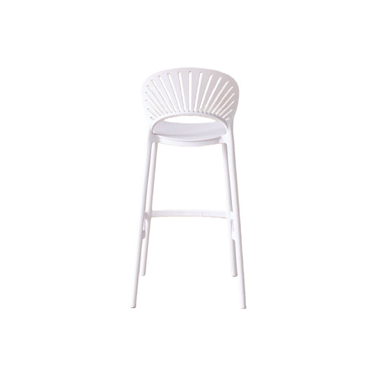 Set de 2 Sillas para Bar Paraíso, Color Blanco, Diseño Moderno