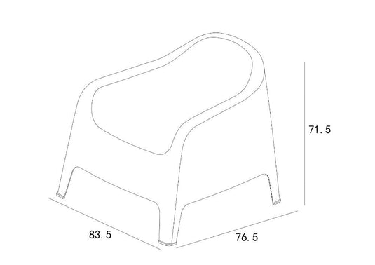 Silla Lounge Sun, Verdematcha, cómoda para terraza o jardín X2