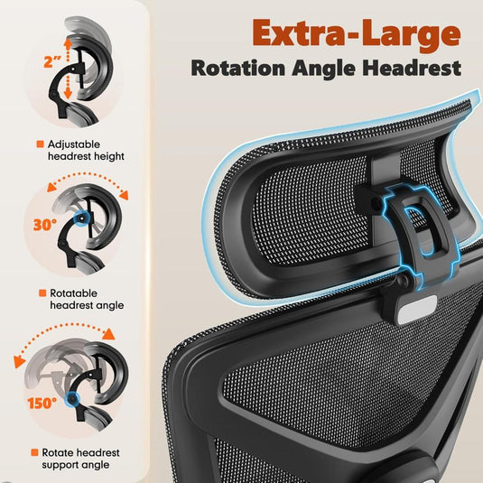 Silla De Oficina MOLENTS Negro Ergonómica