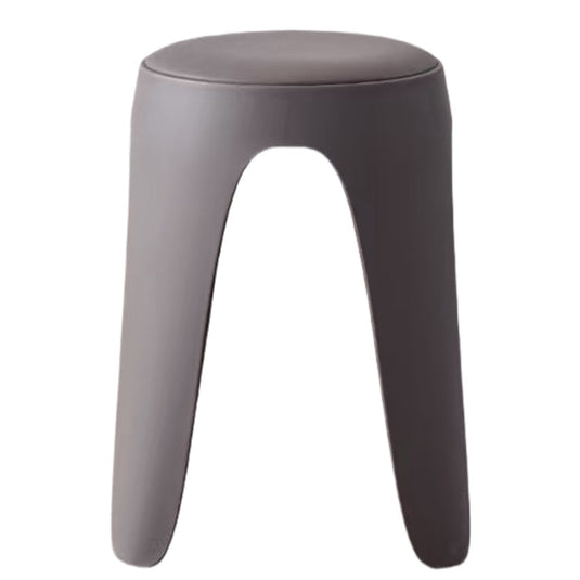 Set de 2 Butacos con Cojín Else, Color Gris Oscuro, Diseño Moderno Incluye Cojín