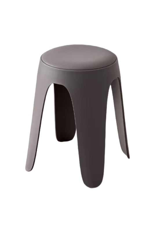 Butaco Con Cojin Else, Color Gris Oscuro, Diseño Moderno incluye cojín X4