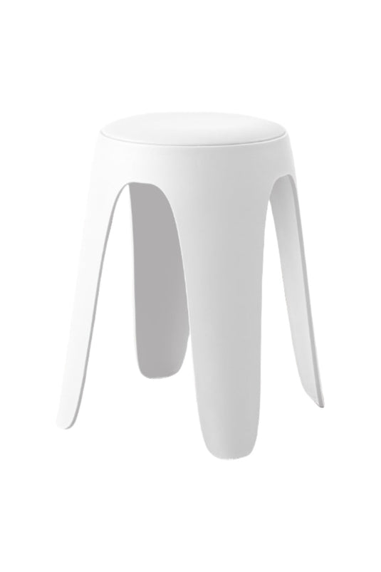 Butaco Con Cojin Else, Color Blanco, Diseño Moderno incluye cojín X4