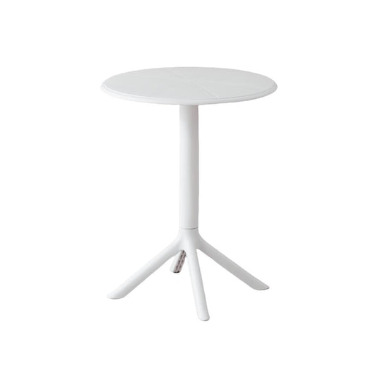Mesa Redonda 60Cm, Color Blanco, Diseño Minimalista