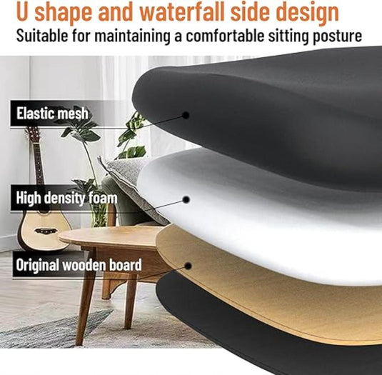 Silla De Oficina Ergonómica, BLURREY, Negro