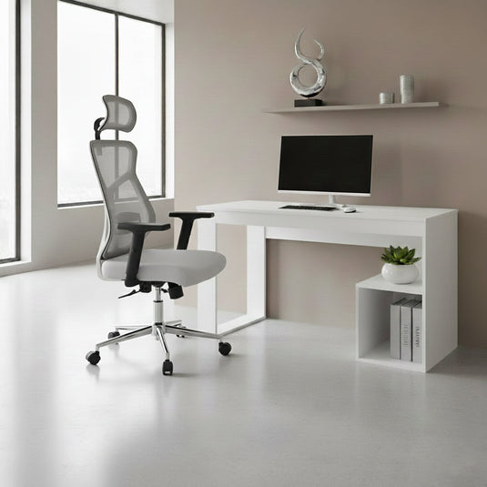 Combo para Oficina Plus, Incluye Escritorio y Silla de Escritorio