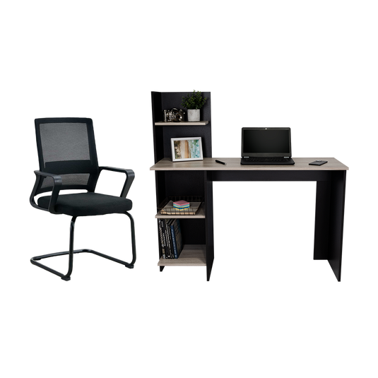 Combo para Oficina Varka, Incluye Escritorio y Silla de Escritorio