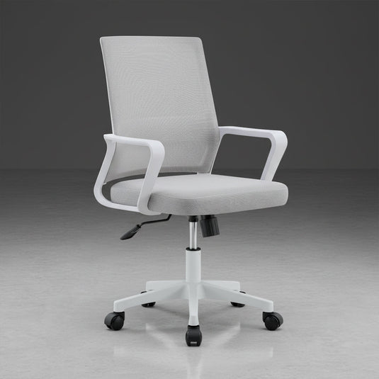 Silla de Escritorio Regal, Gris, Ergonómica con Reposabrazos