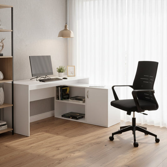 Combo para Oficina Prox, Incluye Escritorio y Silla de Escritorio