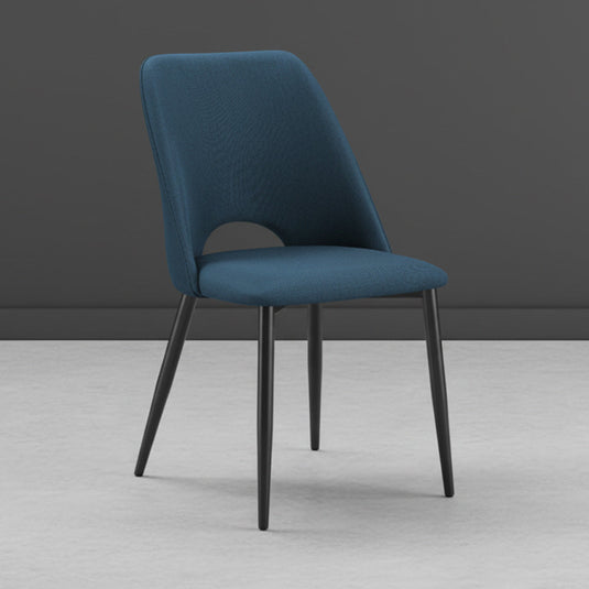 Set de 4 Sillas Urban, Color Azul, con Espaldar y Diseño Moderno