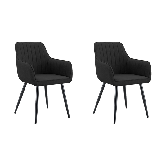 Combo para Sala Kristal, Incluye Mesa Redonda de Vidrio y 2 Sillas